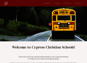 cypresschristianschool.org