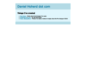 danielhoherd.com