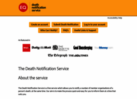 deathnotificationservice.co.uk