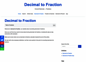 decimaltofraction.net