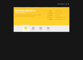 deepakmaurya.com