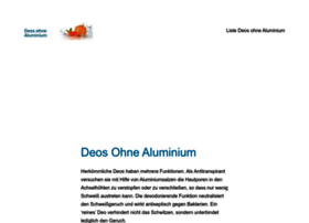 deoohnealuminium.de
