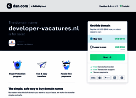 developer-vacatures.nl