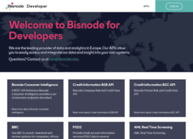 developer.bisnode.com