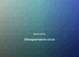 ditsogoprojects.co.za