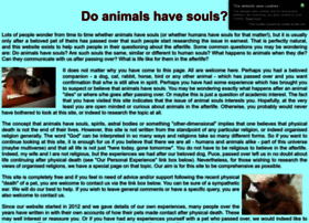 do-animals-have-souls.info