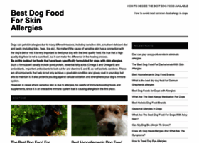 dogfoodskinallergies.com