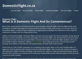 domesticflight.co.za