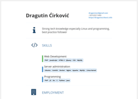 dragutincirkovic.info