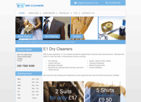 e1drycleaners.co.uk