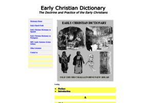 earlychristiandictionary.com