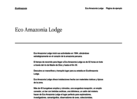 ecoamazonia.com.pe