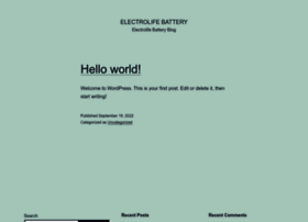 electrolifebattery.com
