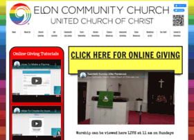 eloncommunitychurch.org