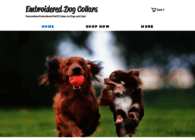 embroidered-dogcollars.com