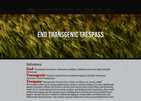 endtransgenictrespass.org