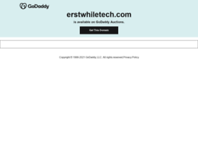 erstwhiletech.com