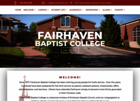 fairhavenbaptistcollege.org