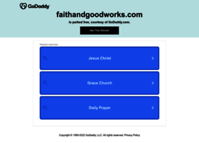 faithandgoodworks.com