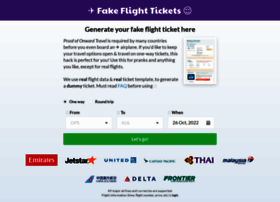 fakeflighttickets.com