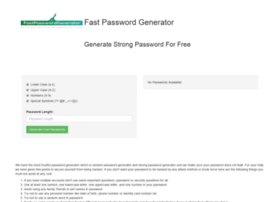 fastpasswordgenerator.com