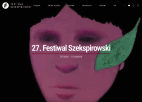 festiwalszekspirowski.pl