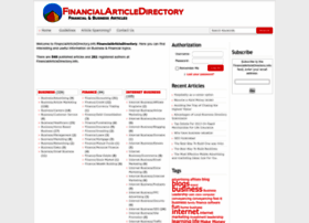 financialarticledirectory.info
