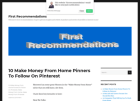 firstrecommendations.com