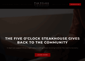 fiveoclocksteakhouse.com