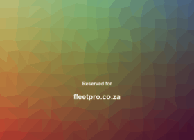 fleetpro.co.za