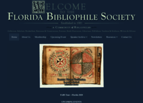 floridabibliophilesociety.org