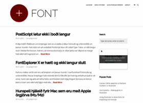 font.is