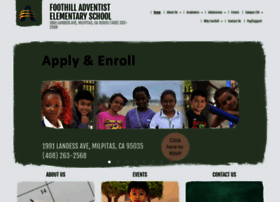 foothilladventistschool.org