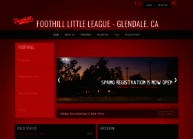 foothillleague.org