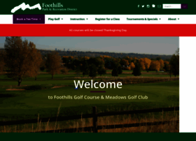 foothillsgolf.org
