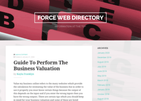 forcewebdirectory.com