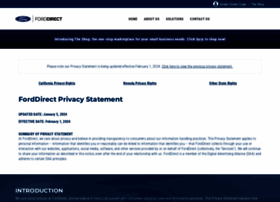 forddirectprivacy.com