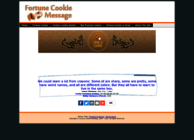 fortunecookiemessage.com
