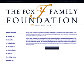 foxfamilyfoundation.net