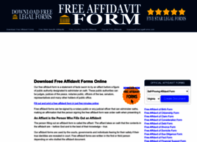 freeaffidavitform.com