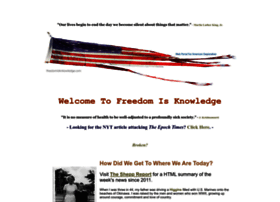 freedomisknowledge.com
