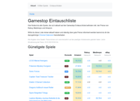 gamestop-eintauschliste.de