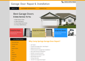 garagedoorrepaircampsprings.com