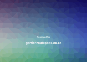 gardenroutepass.co.za