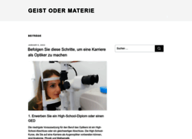 geist-oder-materie.de