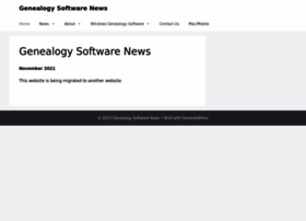 genealogysoftwarenews.com