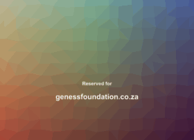 genessfoundation.co.za