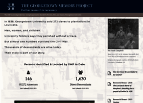 georgetownmemoryproject.org
