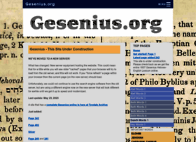 gesenius.org