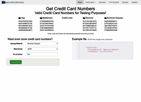getcreditcardnumbers.com